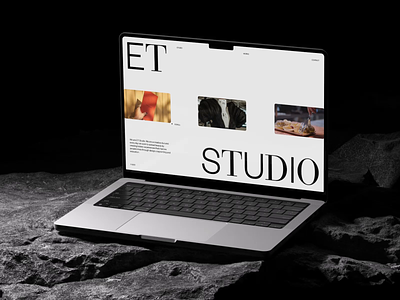ET Studio — Website Development concept interaction layout minimal photos sans serif serif ui web design