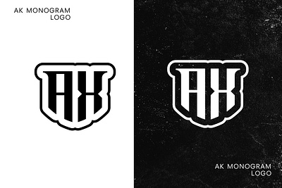 monogram logo ak monogram logo clothing clothing logo creativelogo customlogo designinspiration luxurylogo minimallogo modernlogo monogram logo monogramdesign monogramlogo typographiclogo