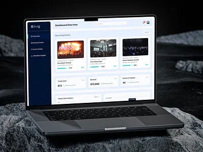 Eventily | Event booking and management app booking system dashboard design dashboard ui data analytics ui design design inspiration event booking event dashboard event management event platform interactive design landing page minimalist design modern dashboard modern web design responsive layout uiux uxui design web dashboard web design inspiration