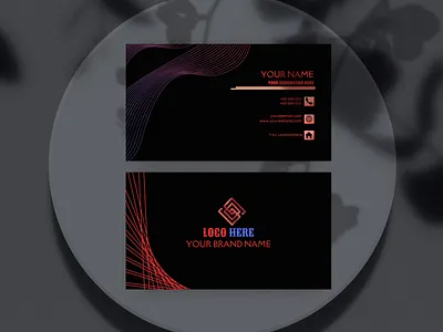 Creative Business Card || Visiting Card Design branding business card corporate creative customizable editable graphic design illustration logo modern modern design name card official card personal card private card professional unique unique design vector visiting card