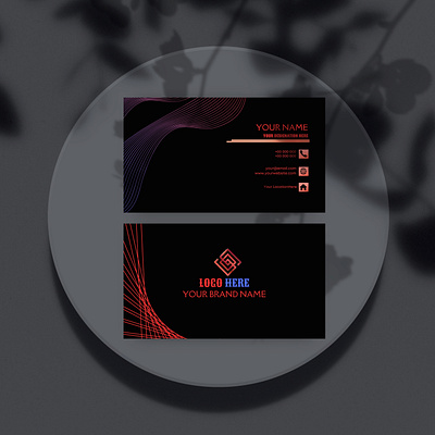 Creative Business Card || Visiting Card Design branding business card corporate creative customizable editable graphic design illustration logo modern modern design name card official card personal card private card professional unique unique design vector visiting card