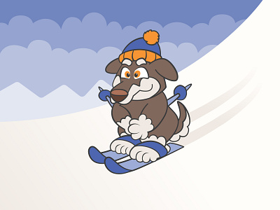 Child ski school mascot concept cartoon character cartoon dog cartoon illustration cartoon style cartoonish character design dog character dog mascot illustration mascot mascot character mascot design mascot dog mascot logo ski mascot ski school mascot ski theme skiing dog winter mascot winter theme