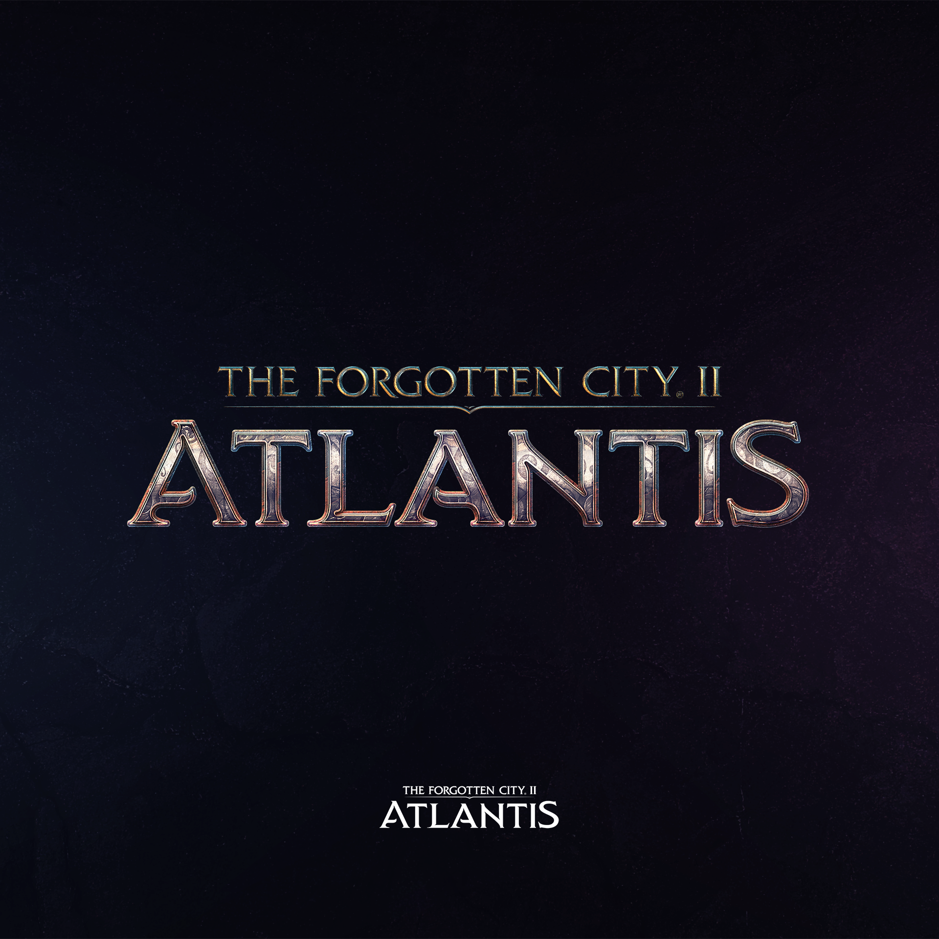 The Forgotten City II - Logo Design brand guidelines brand identity branding gaming logo design logo logo design sci fi sci fi logo design