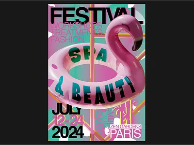 Spa & Beauty Festival – Poster Design paris event