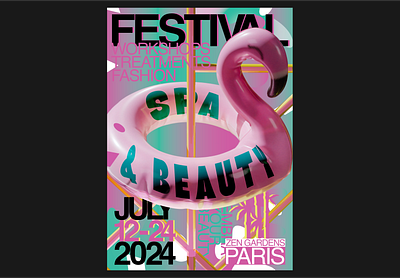 Spa & Beauty Festival – Poster Design paris event