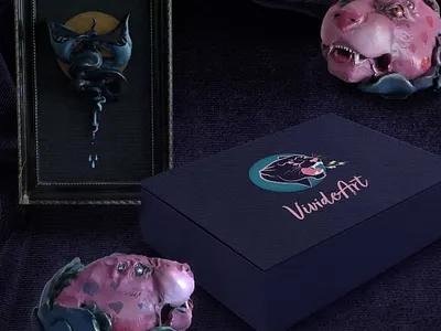 • Vivid'art • branding graphic design logo