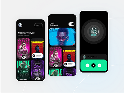 Online Music - App design app app design creative website design mobile music music aspp online musics app design songs ui
