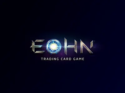 Eohn - Logo Design (Sci-fi) brand brand guidelines brand identity branding card game logo gaming gaming logo design logo logo design sci fi sci fi logo design trading card game logo