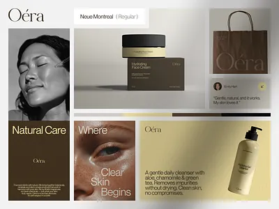Beauty Through Typography bachoodesign beauty branding clean design interface typo typography ui