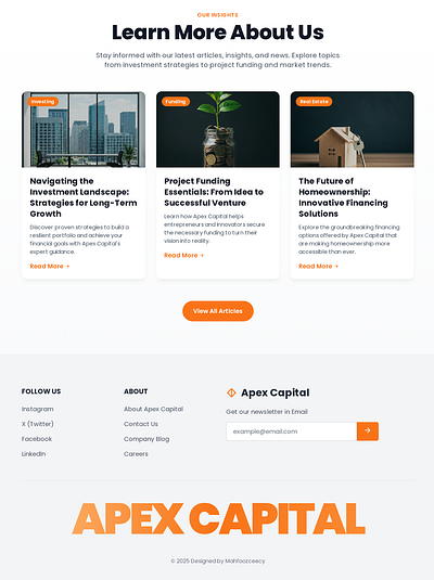 Footer Style Design Website design footer ui user experience ux website