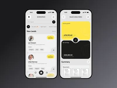 B2B mobile app dashboard showcasing task management b2b branding businesssolutions graphic design mobileapp ui ux