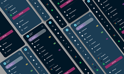 Side Navigation Bar graphic design ui ui ux ux web app web design