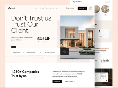 Real Estate Landing Page Design landing page design minimal landing page design real estate real estate design real estate home page design real estate minimal ui design real estate ui design real estate uiux real estate ux design real estate web design real estate web ui design real estate website design real estate website ui design
