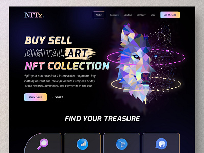 NFT Marketplace Design 3d cryptoart design landing page nft nft website design nftart ui ui design uiux ux web webdesign website website ui design