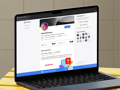 Profile Page cv network profile profile.do resume socialnetwork