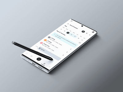 Auto Scheduling android ui kit app concept design auto schedule app calendar app ui clean minimal interface daily planner mobile dark theme mobile ui elegant app design ios calendar design meeting planner app modern productivity tool modern ux case study productivity concept productivity dashboard scheduling assistant smart schedule ui task planner ui ui dashboard mobile ux design inspiration ux showcase
