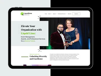 🌿 Liquid Lime – Diversity, Excellence & Impactful Events appdesign branding creativedesign dashboarddesign design designdaily designinspiration figma illustration minimaldesign mobiledesign moderndesign modernui productdesign prototype ui uidesign ux uxdesign webdesign