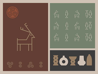 Ceramics Brand Identity Illustrations 3d animation app branding design flat graphic design icon illustration illustrator logo minimal motion graphics typography ui ux vector web web design website