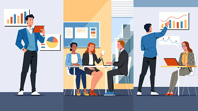Business Illustration Collection app branding design graphic design illustration logo typography ui ux vector