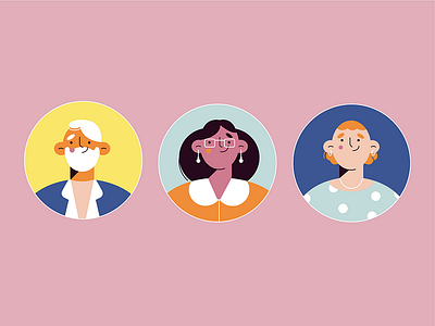 avatars app branding design graphic design illustration logo typography ui ux vector
