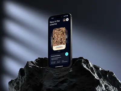 🎥 Mobile design for the cinema app | Hyperactive android app design cinema app colors concept creative dark design film graphic design hyperactive ios mobile mobile app mobile design product design saas ui ux ux research