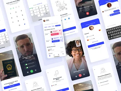 Online appointment app app design mobile ui uidesign