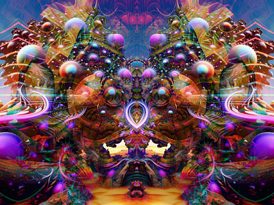 Ursprache Engines abstract animation color dimensions forms futuristic geometric gradient graphic design illustration imagination motion graphics orbs pattern print prism psychedelic shading shapes vibrant