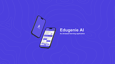 EduGenie AI design graphic design illustration typography ui ux