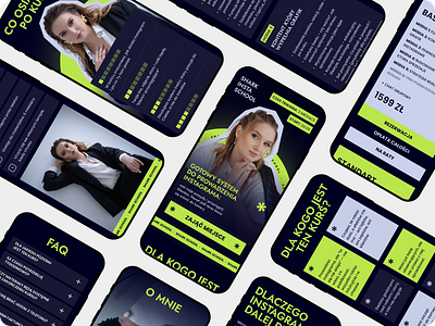 SHARK | Landing Page Design for Online Course Launch corporate website expert infobusiness kursonline landing landing page online course stronadladlaeksperta ui ui ux uiux website