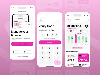 crypto currency wallet mobile ui design blockchain clean crypto portfolio crypto wallet cryptocurrency cryptocurrency app digital wallet finance minimal mobile mobile app modern ui wallet app