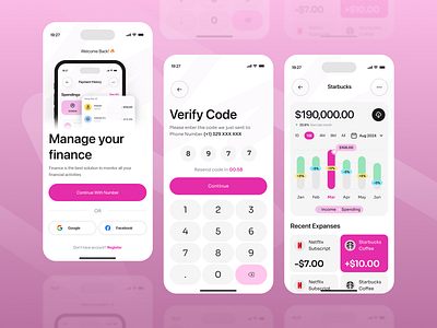 crypto currency wallet mobile ui design blockchain clean crypto portfolio crypto wallet cryptocurrency cryptocurrency app digital wallet finance minimal mobile mobile app modern ui wallet app