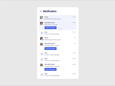 Easy Subscription Renewal animation figma motion graphics product design prototype saas ui ux visual design