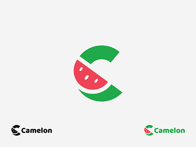 C logo branding business c logo c mark company design food fruit green icon illustrator letter c lettermark logo logo design minimal logo top notch vector watermelon web