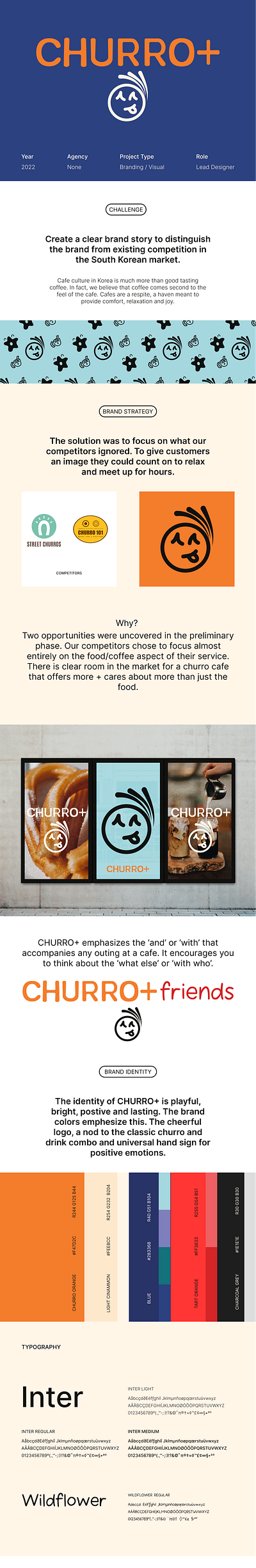 Cafe Brand Identity - Churro+ app branding design figma logo