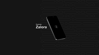 Zalora - Redesign app branding graphic design typography ui ux