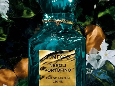 Re-Scoring: Tom Ford Neroli Portofino animation aqua terra branding graphic design illustration logo marketing motion graphics parfume product promo sound sound design tomford ui video visual identity