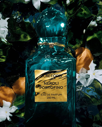 Re-Scoring: Tom Ford Neroli Portofino animation aqua terra branding graphic design illustration logo marketing motion graphics parfume product promo sound sound design tomford ui video visual identity