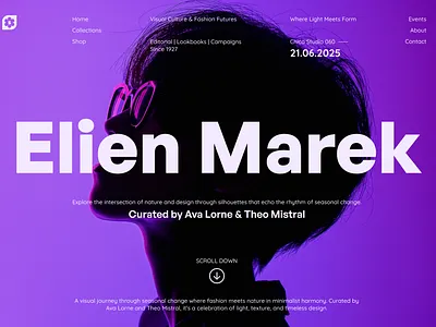 Elien Marek branding color design dress figma flat minimla shopping ui ux web webdesign website