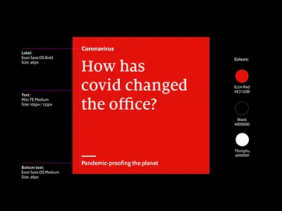 social media / the economist guidelines instagram post social media template