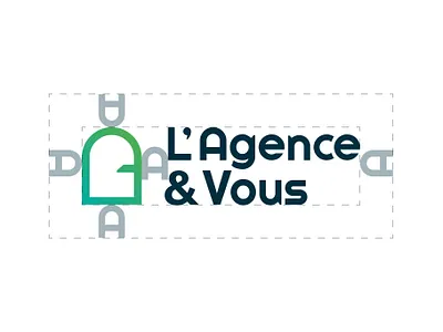L'Agence & Vous - Brand design branding logo