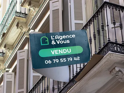 L'Agence & Vous - Billboard design branding logo
