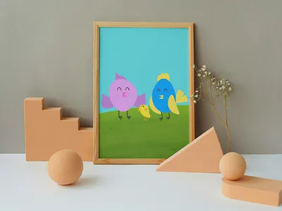 Wall art for kids design graphic design illustration vector wall art