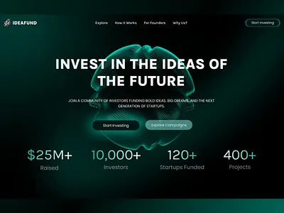 Crowdfunding Platform UI – Day 32 of DailyUI branding crowdfunding crowdfunding ui dailyui design design challenge funding app ui funding platform graphic design startup funding ui ui ui design ui ux uidesign web design web ui website design