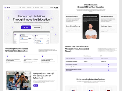 IBTE Website Redesign – UI/UX Focused on Impact animation interface motion graphics product service startup ui ux web