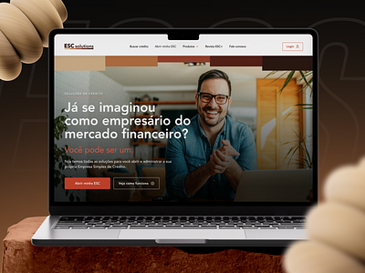 ESC Solutions Website business company credit credit loans design finance financial financial solutions interface investments loan ui ux webdesign website