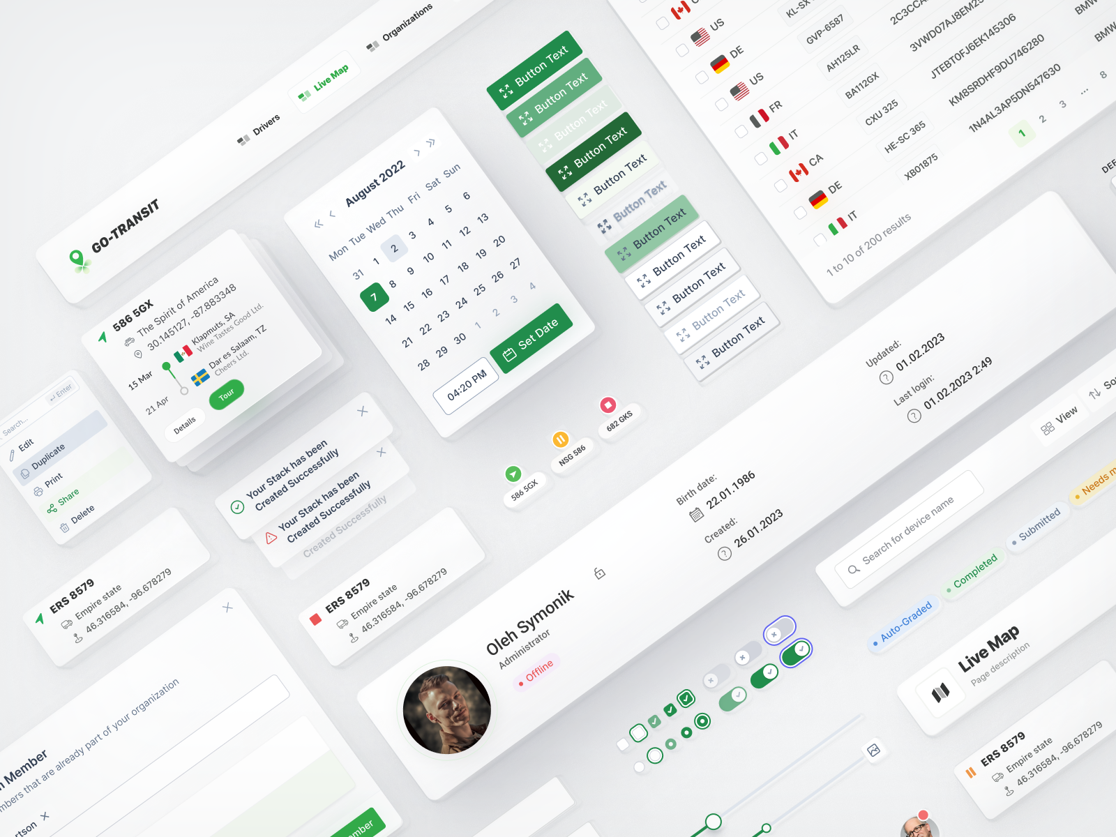 Design System for Automotive SaaS animation atomic auto automotive branding components dashboard design design process design system logo picker system ui ui elements ux ux research uxdesign vehicle web