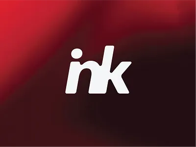 INK Studios - Logo branding design freelance gradient graphic design logo modern red sleek typeography vector