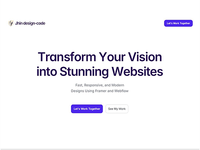 Portfolio - 100$ design design web expert webflow framer graphic design illustration landing page landing page no code portfolio ui uiux website