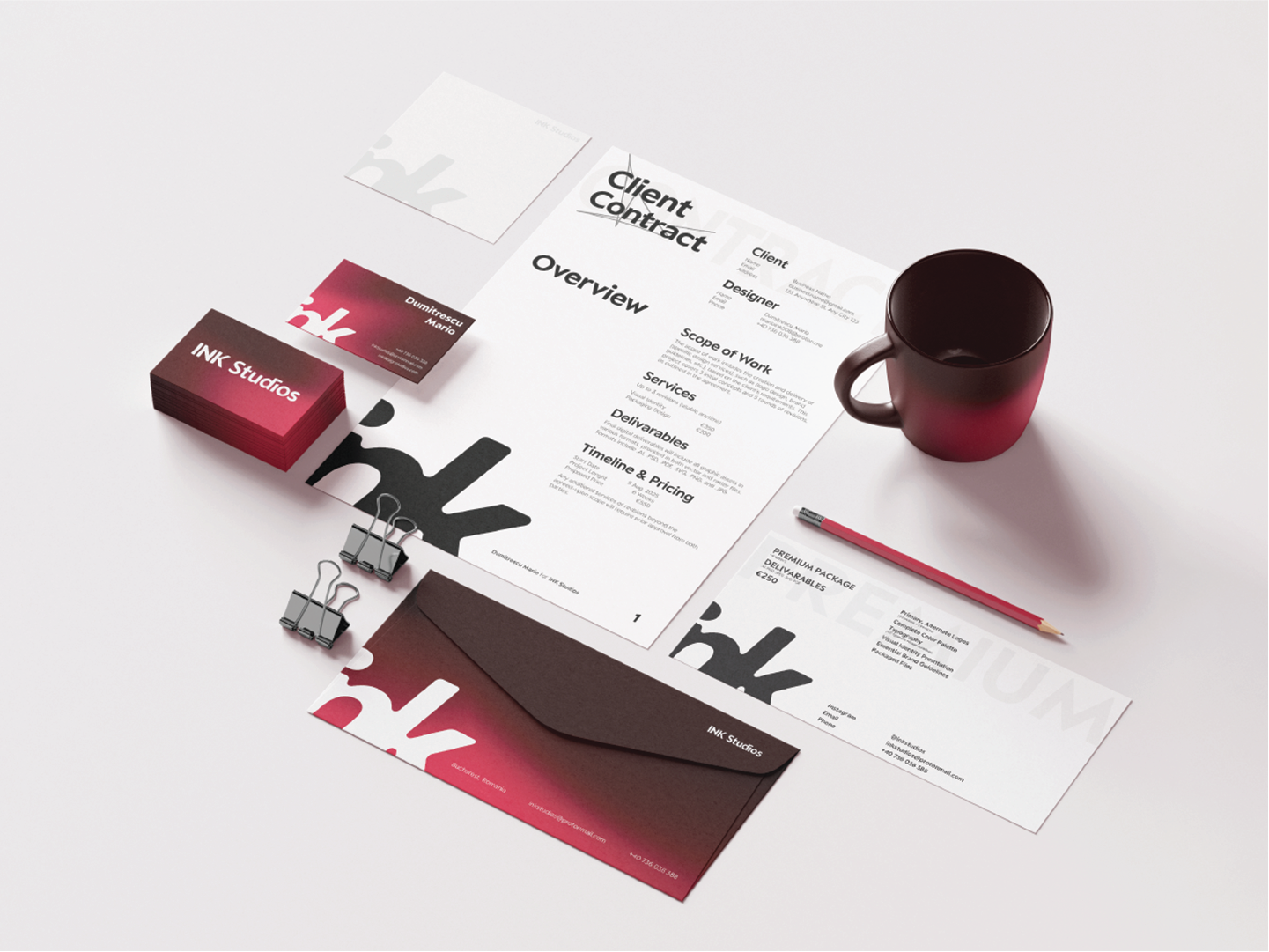 Example of Premium Brand Visual Identity Package