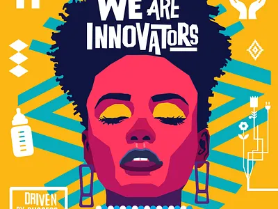 Yithi Abantu african african woman branding cato manor contemporary art design illustration mzansi illustration vector